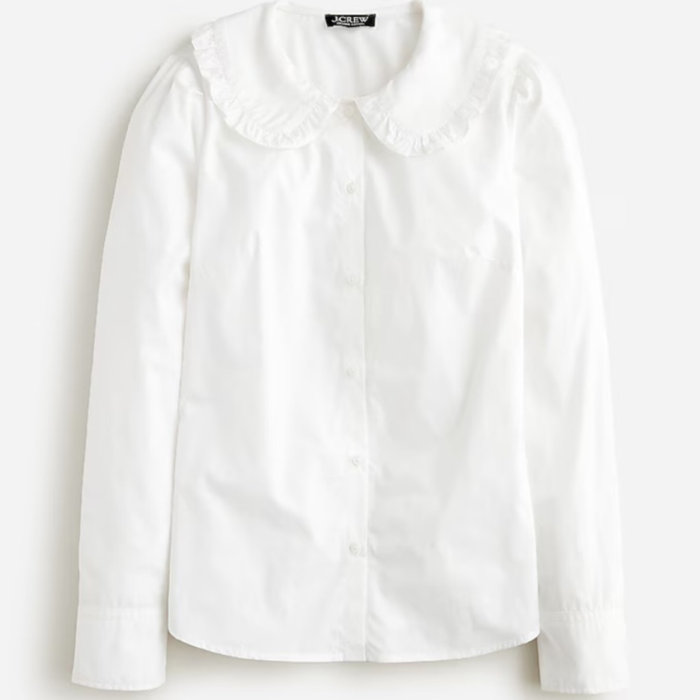 J.Crew White Cotton Shirt